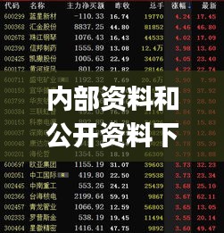 内部资料和公开资料下载,精细化说明解析_黄金版47.830-2