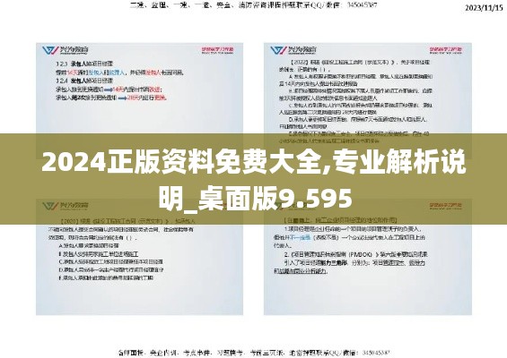 2024正版资料免费大全,专业解析说明_桌面版9.595