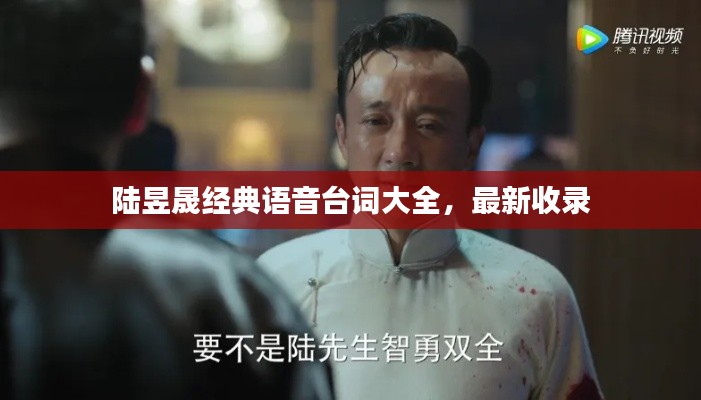 陆昱晟经典语音台词大全，最新收录