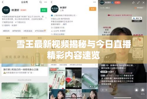 雪王最新视频揭秘与今日直播精彩内容速览