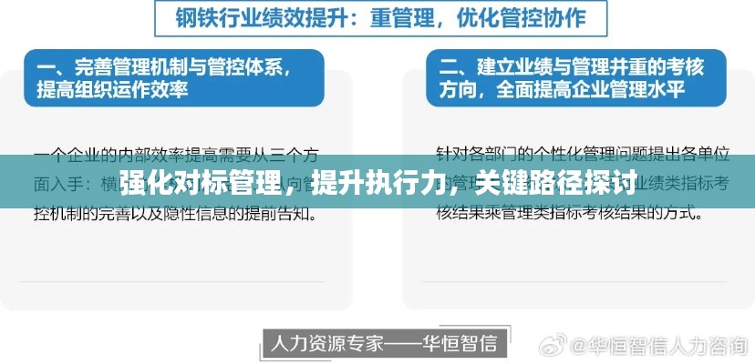 强化对标管理，提升执行力，关键路径探讨