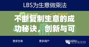 不断复制生意的成功秘诀，创新与可持续增长策略揭秘